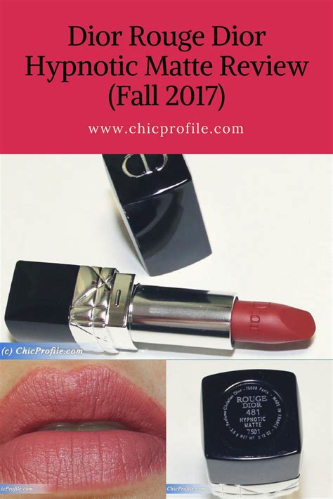 dior rouge dior matte hypnotic matte swatch|Dior red lipstick.